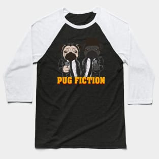Pug Fiction Baseball T-Shirt